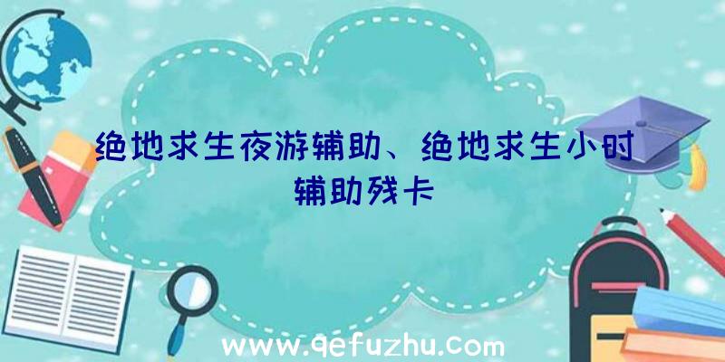 绝地求生夜游辅助、绝地求生小时辅助残卡