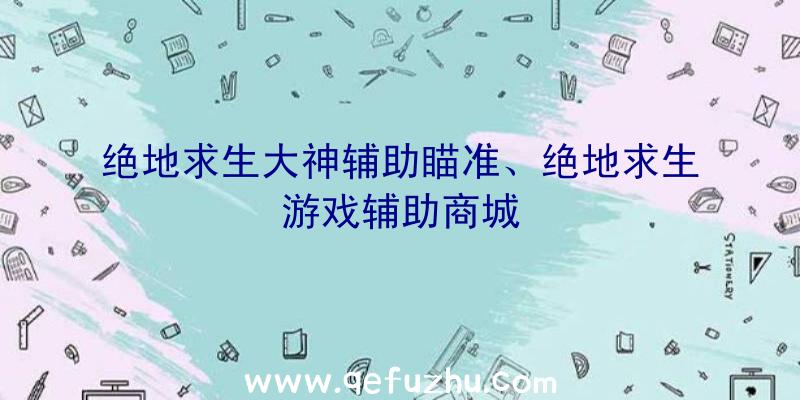 绝地求生大神辅助瞄准、绝地求生游戏辅助商城