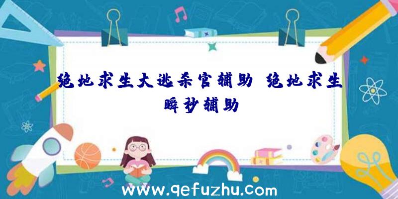 绝地求生大逃杀官辅助、绝地求生瞬秒辅助