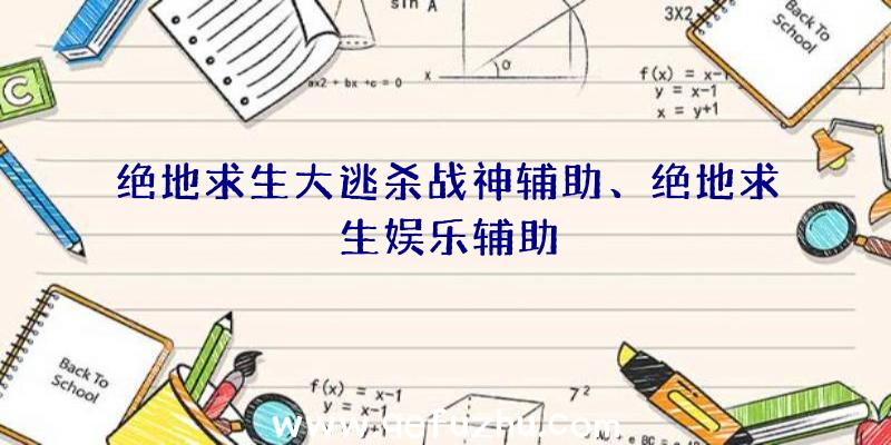 绝地求生大逃杀战神辅助、绝地求生娱乐辅助