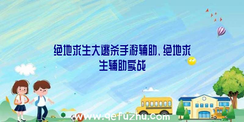 绝地求生大逃杀手游辅助、绝地求生辅助实战