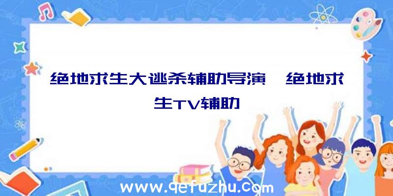 绝地求生大逃杀辅助导演、绝地求生TV辅助