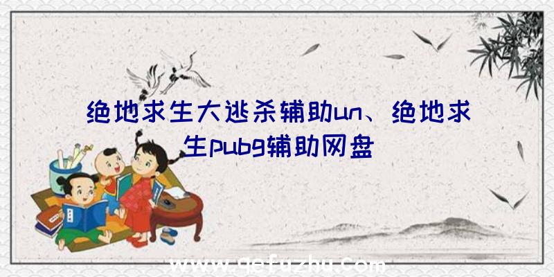 绝地求生大逃杀辅助un、绝地求生pubg辅助网盘