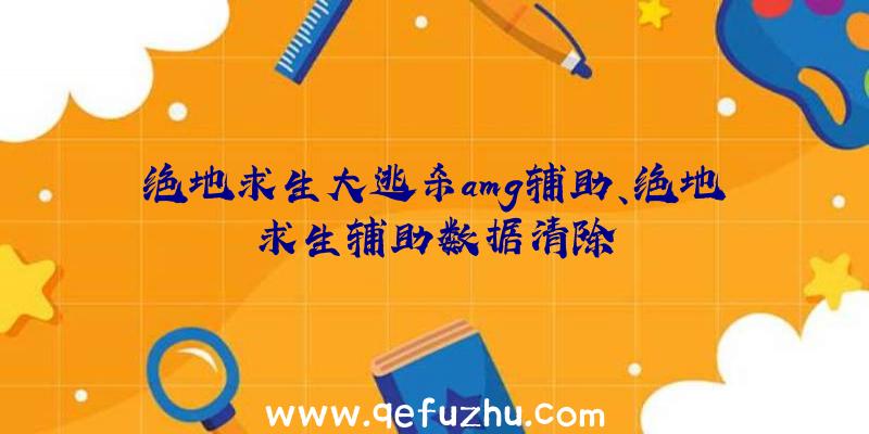 绝地求生大逃杀amg辅助、绝地求生辅助数据清除