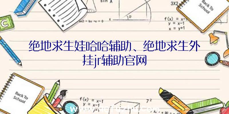 绝地求生娃哈哈辅助、绝地求生外挂jr辅助官网