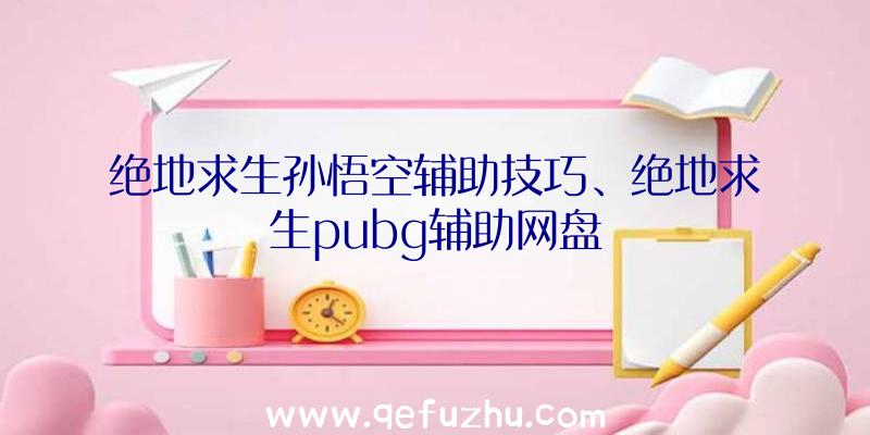 绝地求生孙悟空辅助技巧、绝地求生pubg辅助网盘