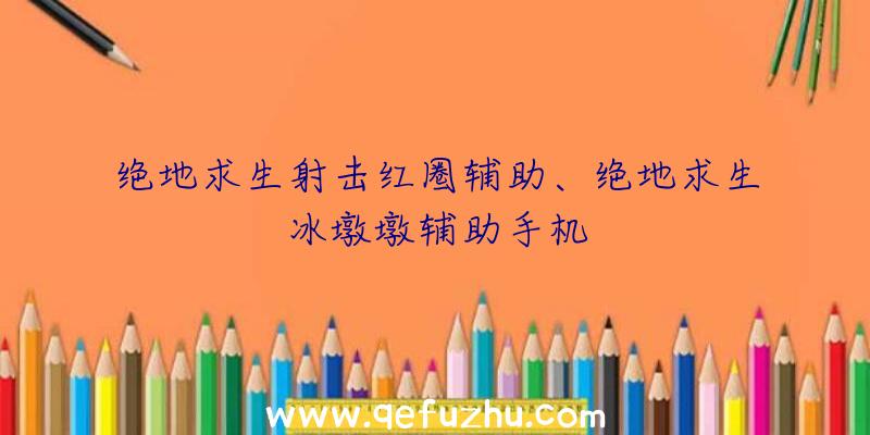 绝地求生射击红圈辅助、绝地求生冰墩墩辅助手机