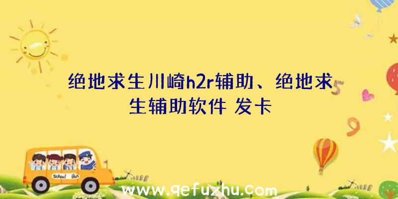 绝地求生川崎h2r辅助、绝地求生辅助软件