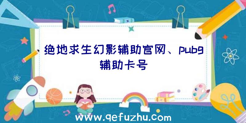 绝地求生幻影辅助官网、pubg辅助卡号