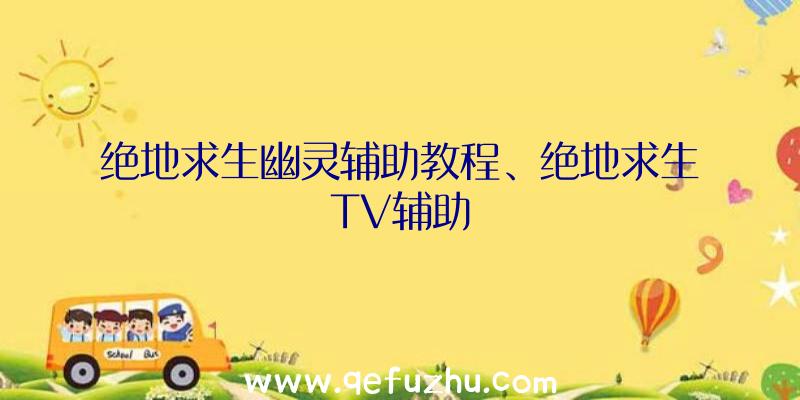 绝地求生幽灵辅助教程、绝地求生TV辅助