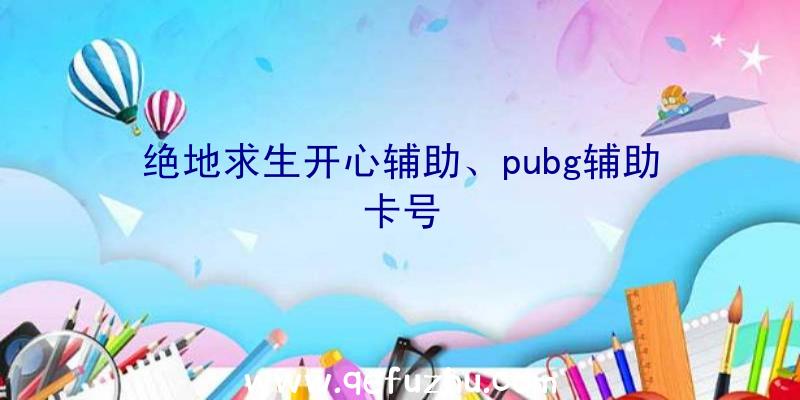 绝地求生开心辅助、pubg辅助卡号