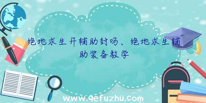 绝地求生开辅助封吗、绝地求生辅助装备教学