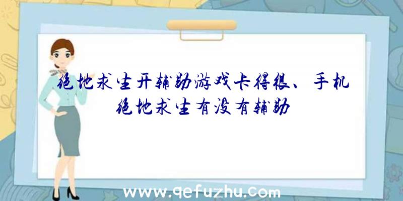 绝地求生开辅助游戏卡得很、手机绝地求生有没有辅助