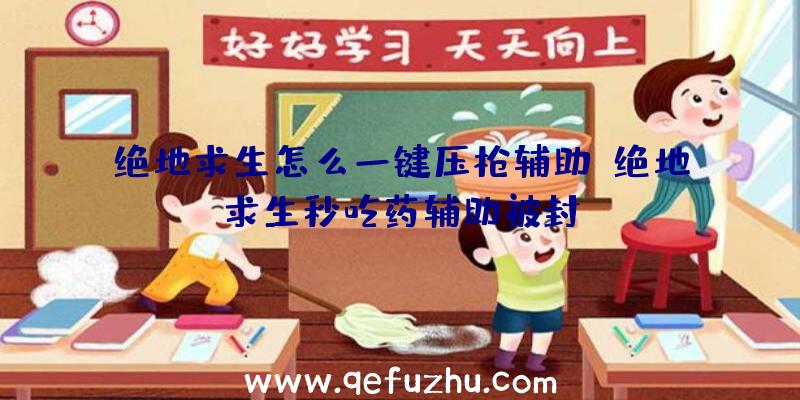 绝地求生怎么一键压枪辅助、绝地求生秒吃药辅助被封