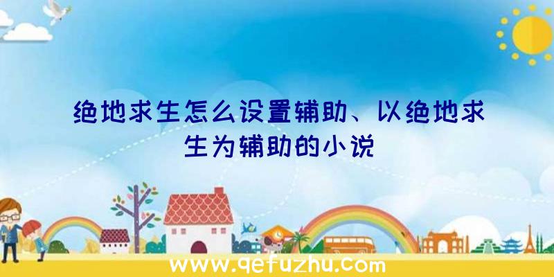 绝地求生怎么设置辅助、以绝地求生为辅助的小说