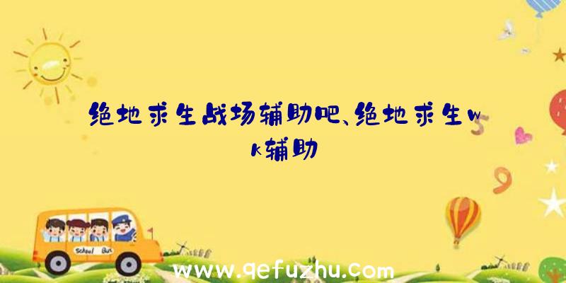 绝地求生战场辅助吧、绝地求生wk辅助