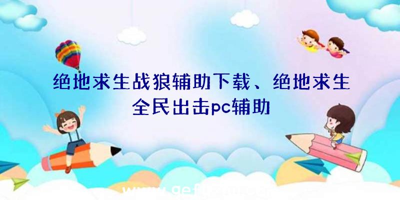 绝地求生战狼辅助下载、绝地求生全民出击pc辅助