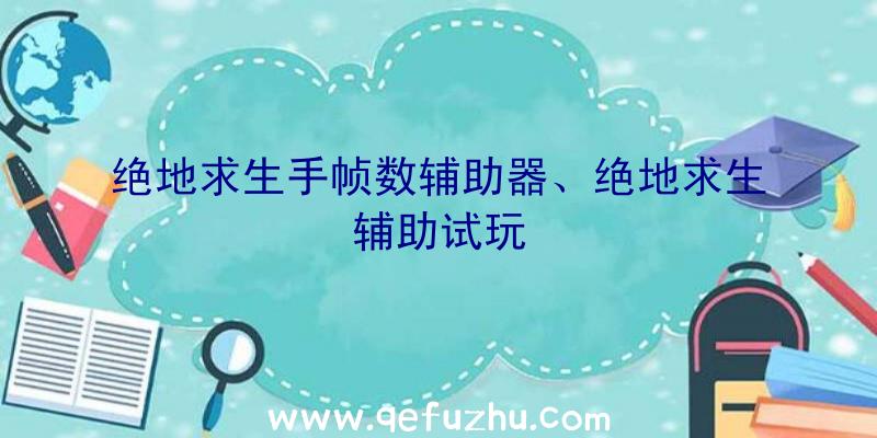 绝地求生手帧数辅助器、绝地求生辅助试玩