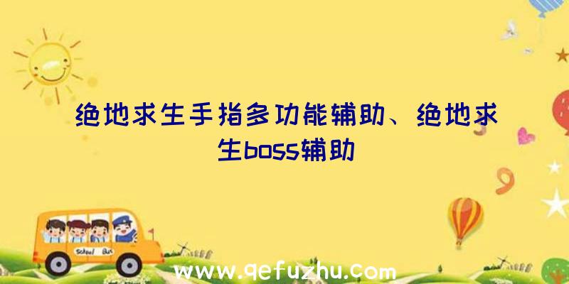 绝地求生手指多功能辅助、绝地求生boss辅助