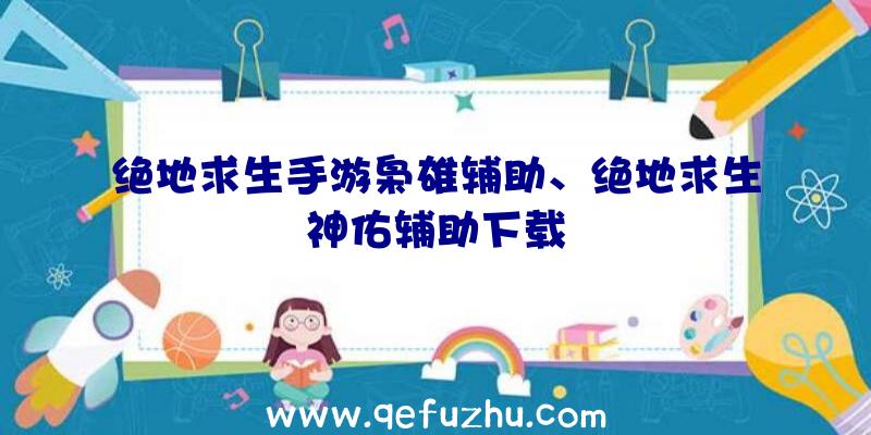 绝地求生手游枭雄辅助、绝地求生神佑辅助下载