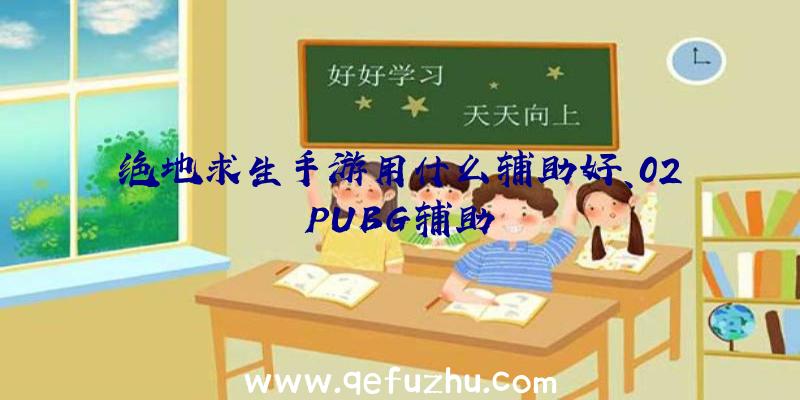 绝地求生手游用什么辅助好、02PUBG辅助