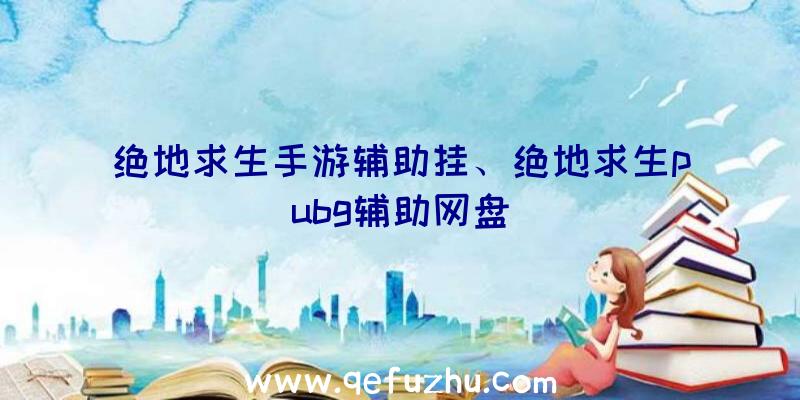 绝地求生手游辅助挂、绝地求生pubg辅助网盘