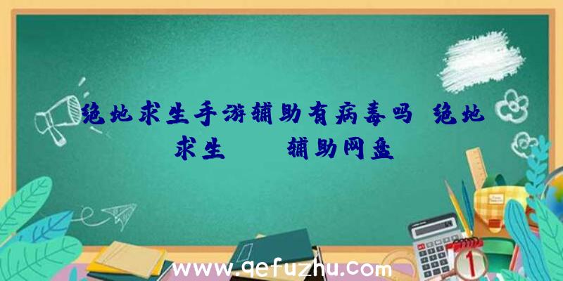 绝地求生手游辅助有病毒吗、绝地求生pubg辅助网盘