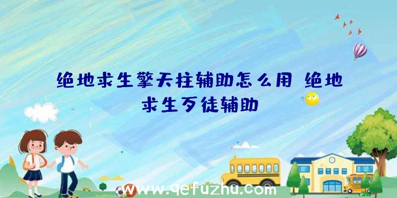 绝地求生擎天柱辅助怎么用、绝地求生歹徒辅助