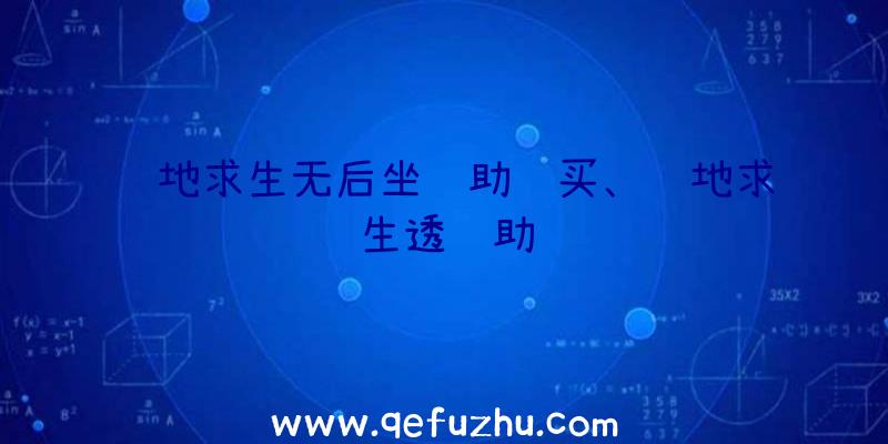 绝地求生无后坐辅助购买、绝地求生透辅助