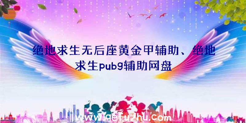 绝地求生无后座黄金甲辅助、绝地求生pubg辅助网盘