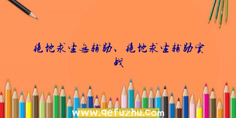 绝地求生无辅助、绝地求生辅助实战