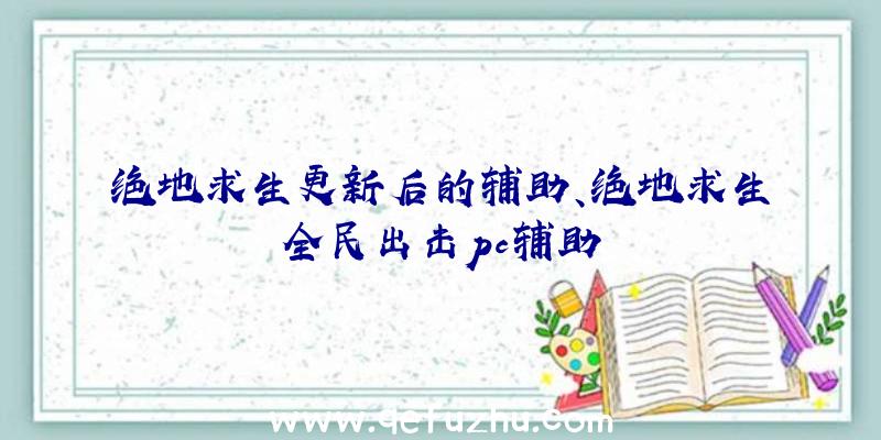 绝地求生更新后的辅助、绝地求生全民出击pc辅助