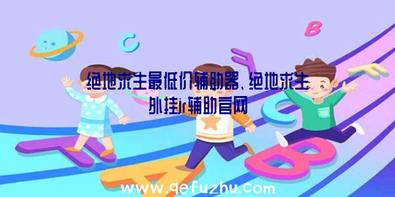 绝地求生最低价辅助器、绝地求生外挂jr辅助官网