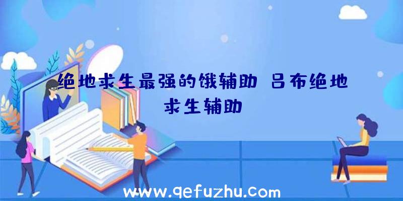 绝地求生最强的饿辅助、吕布绝地求生辅助