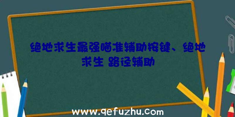 绝地求生最强瞄准辅助按键、绝地求生