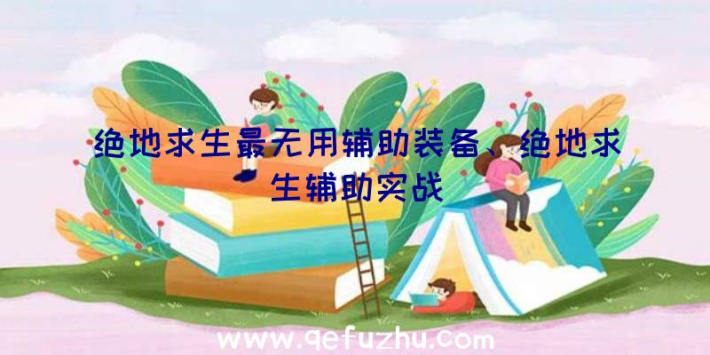 绝地求生最无用辅助装备、绝地求生辅助实战