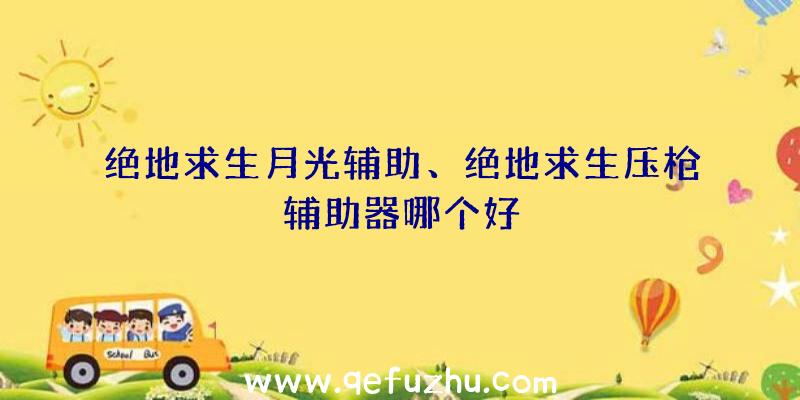 绝地求生月光辅助、绝地求生压枪辅助器哪个好