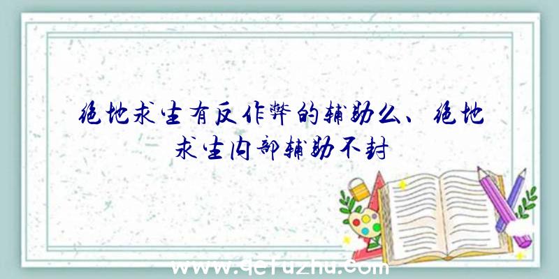 绝地求生有反作弊的辅助么、绝地求生内部辅助不封