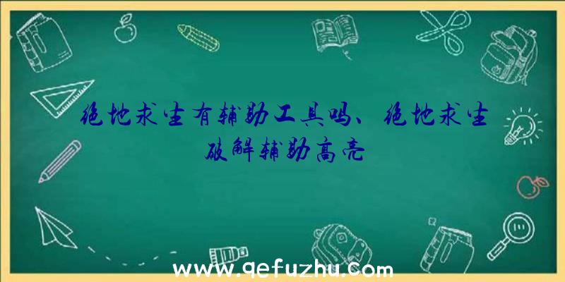 绝地求生有辅助工具吗、绝地求生破解辅助高亮