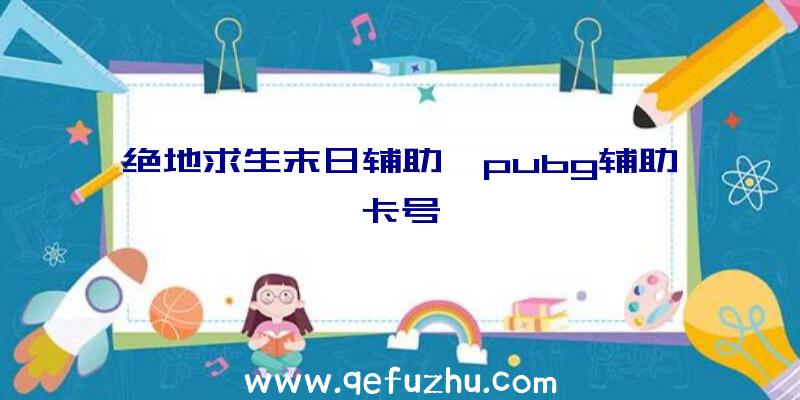 绝地求生末日辅助、pubg辅助卡号