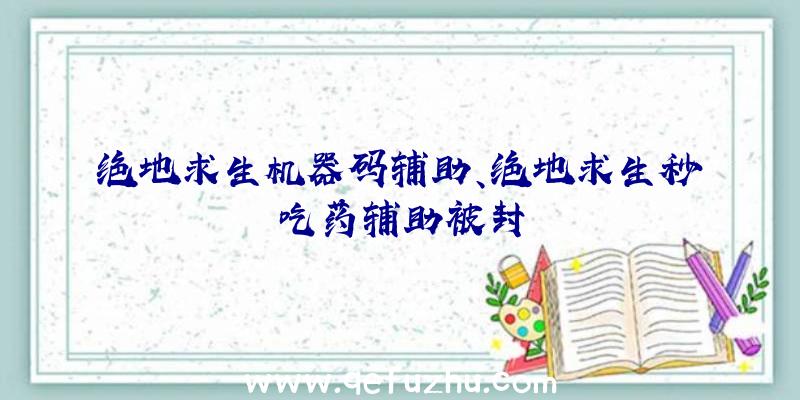 绝地求生机器码辅助、绝地求生秒吃药辅助被封