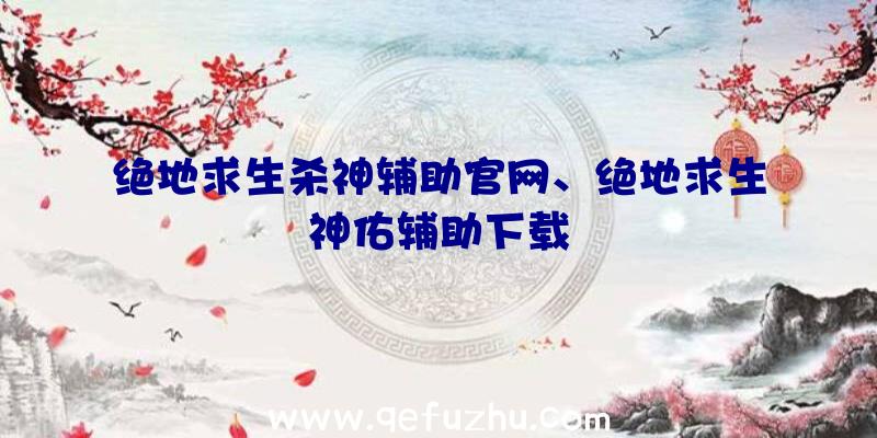 绝地求生杀神辅助官网、绝地求生神佑辅助下载