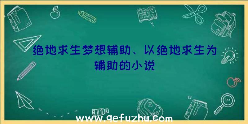 绝地求生梦想辅助、以绝地求生为辅助的小说