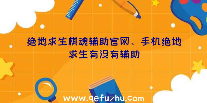 绝地求生棋魂辅助官网、手机绝地求生有没有辅助