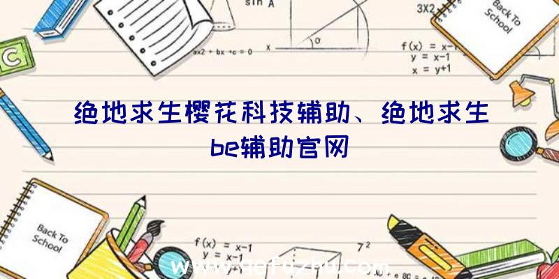 绝地求生樱花科技辅助、绝地求生be辅助官网