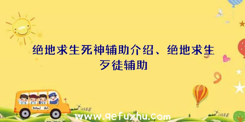 绝地求生死神辅助介绍、绝地求生歹徒辅助