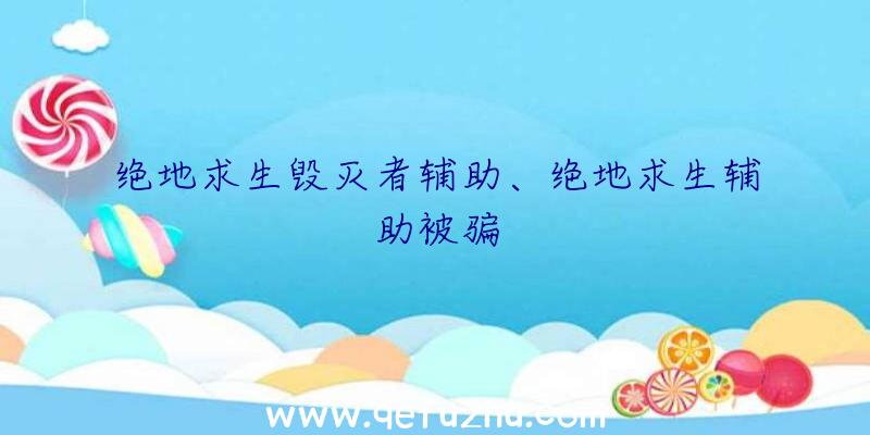 绝地求生毁灭者辅助、绝地求生辅助被骗