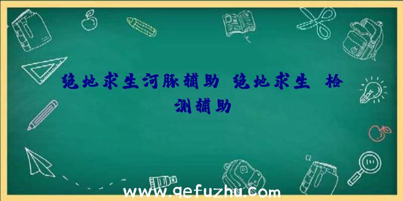 绝地求生河豚辅助、绝地求生