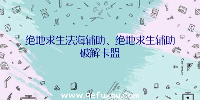 绝地求生法海辅助、绝地求生辅助破解卡盟