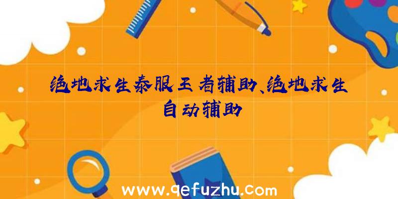 绝地求生泰服王者辅助、绝地求生自动辅助